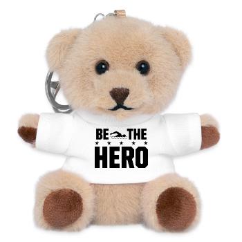 Be the Hero Swimmer Swim Motivation - Teddy Schlüsselanhänger - Weiß - Vorne