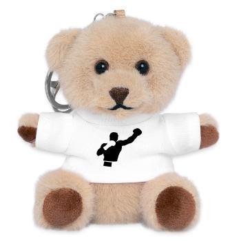 Boxer - Teddy Schlüsselanhänger - Weiß - Vorne