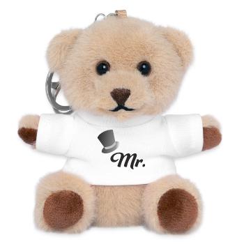 bräutigam - Teddy Schlüsselanhänger - Weiß - Vorne