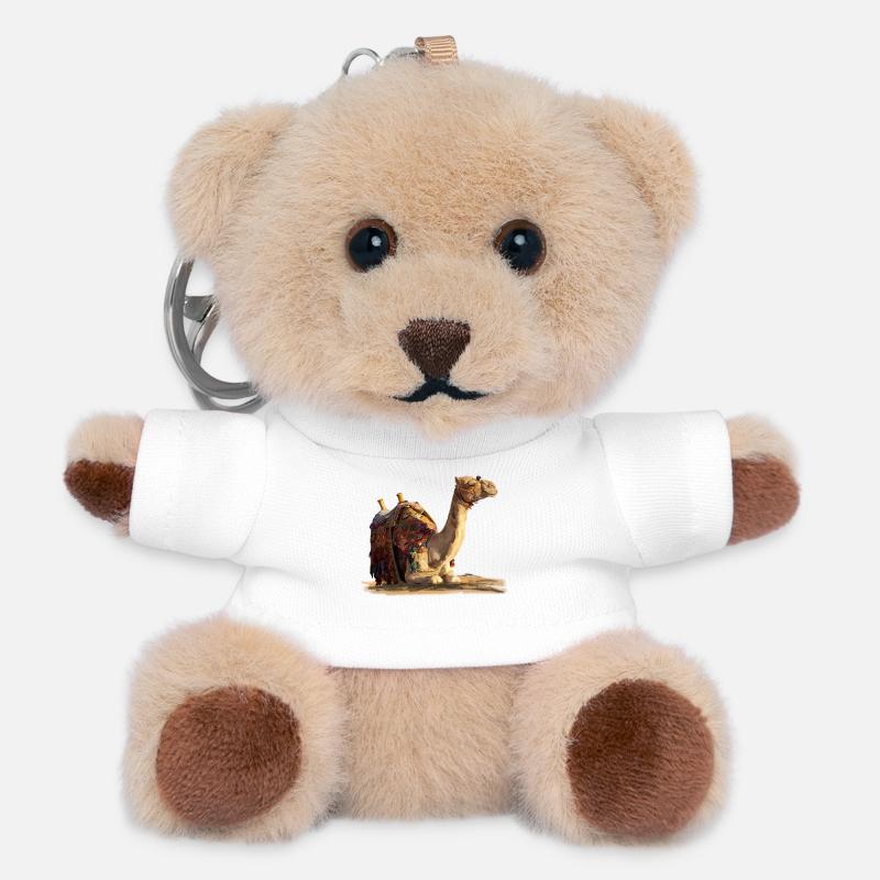 kamel - Teddy Schlüsselanhänger - Weiß