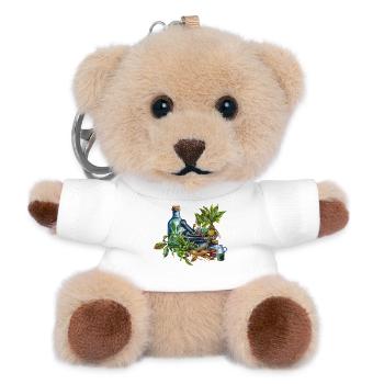 Herb Witch Utensils Fantasy Design - Teddy Keyring - white - Front