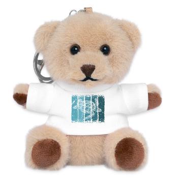 Schildkröte - Teddy Schlüsselanhänger - Weiß - Vorne