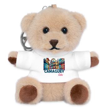 Camagüey Kuba Karibik Design - Teddy Schlüsselanhänger - Weiß - Vorne