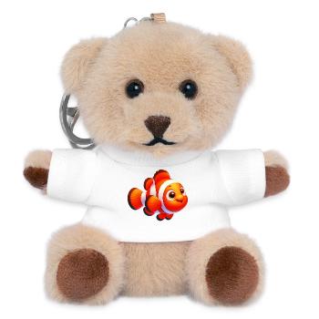 Clownfisch - Teddy Schlüsselanhänger - Weiß - Vorne