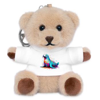 Siegel - Teddy Schlüsselanhänger - Weiß - Vorne