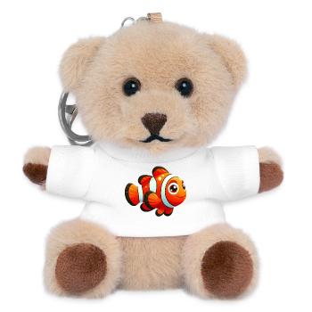 Clownfish - Teddy Keyring - white - Front