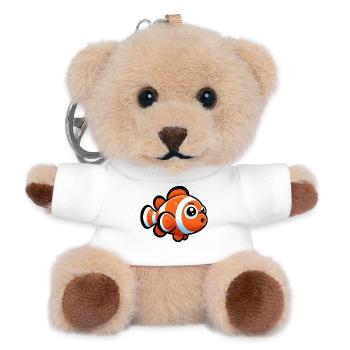 Clownfish - Teddy Keyring - white - Front