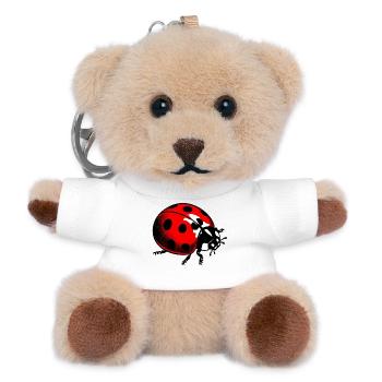 Ladybird - Teddy Keyring - white - Front