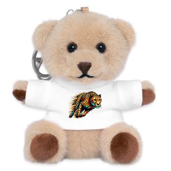 Gepard - Teddy Schlüsselanhänger - Weiß - Vorne