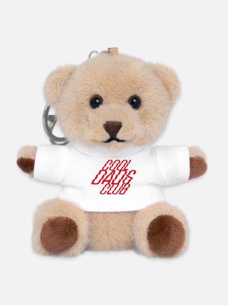 Cool Dads Club – Stylischer Vater-Look - Teddy Schlüsselanhänger - Weiß