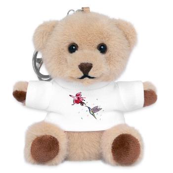 Kolibri - Teddy Schlüsselanhänger - Weiß - Vorne