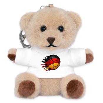 Germany Football - Teddy Keyring - white - Front