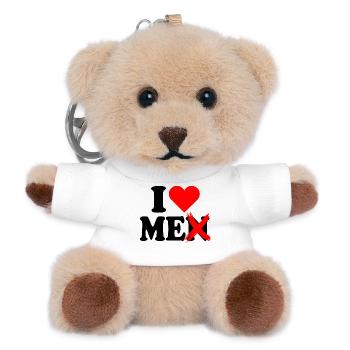 I Love Me Men I Love Me Self Love Women - Teddy Keyring - white - Front