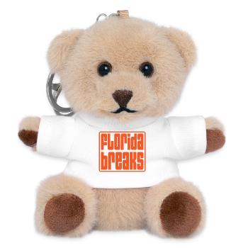 Florida Breaks Breakbeat - Teddy Keyring - white - Front