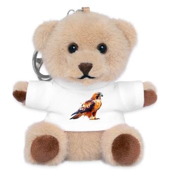 Falcon - Teddy Keyring - white - Front