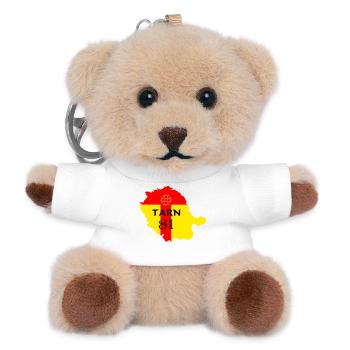 Tarn 81 - Teddy Schlüsselanhänger - Weiß - Vorne