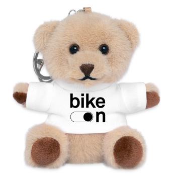 Bike-on - Porte-clés ourson - blanc - Devant