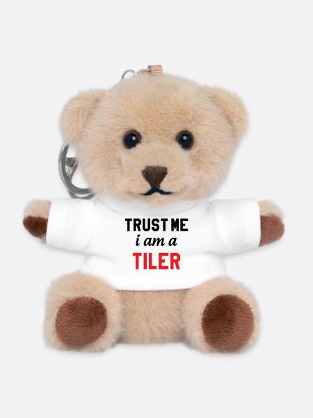 Believe me, I'm a tiler – professional experience - Teddy Keyring - white