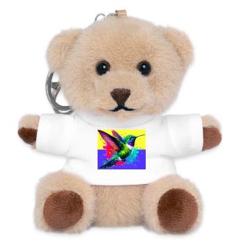 Kolibri - Teddy Schlüsselanhänger - Weiß - Vorne
