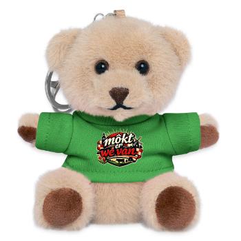 Muss da sein, Brabant-Logo - Teddy Schlüsselanhänger - Grün - Vorne