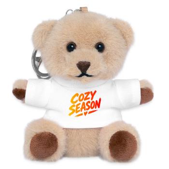 COZY SEASON - Teddy Schlüsselanhänger - Weiß - Vorne