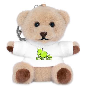 Knackfrosch - Teddy Schlüsselanhänger - Weiß - Vorne