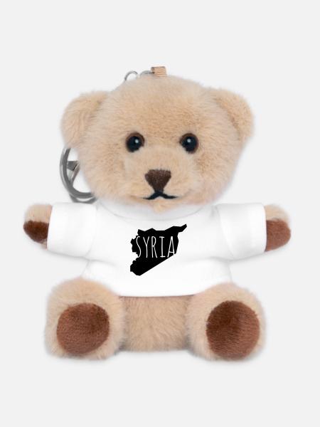 Syria - Teddy Schlüsselanhänger - Weiß