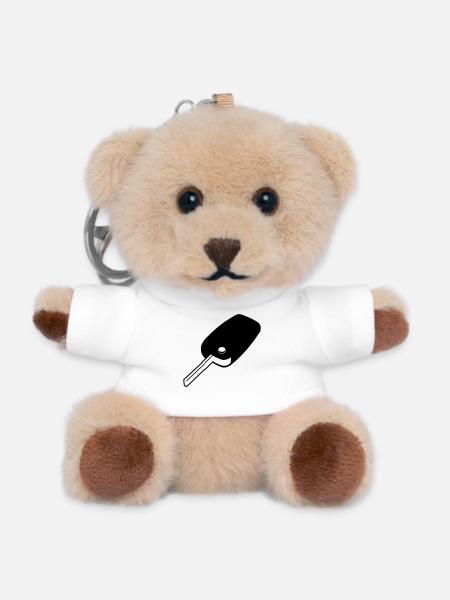 Auto Key Fahrlehrer - Teddy Schlüsselanhänger - Weiß