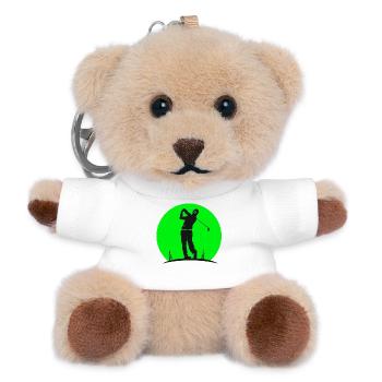 golf, golfing, vintage golf - Teddy Keyring - white - Front