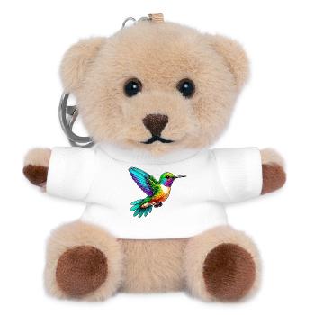 Kolibri - Teddy Schlüsselanhänger - Weiß - Vorne