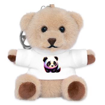 Panda - Teddy Schlüsselanhänger - Weiß - Vorne