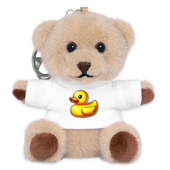 Duckling Duck Duck Duck - Teddy Keyring - white - Front