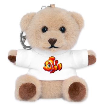 Clownfische - Teddy Schlüsselanhänger - Weiß - Vorne