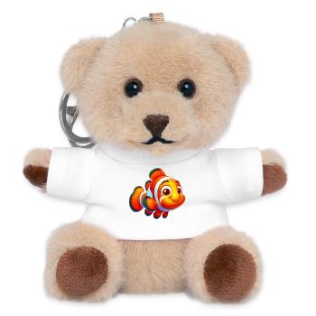 Clownfische - Teddy Schlüsselanhänger - Weiß - Vorne