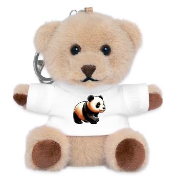 Panda - Teddy Schlüsselanhänger - Weiß - Vorne