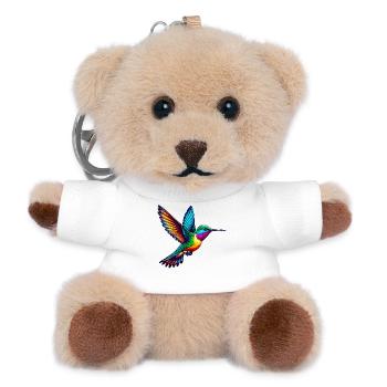 Kolibri - Teddy Schlüsselanhänger - Weiß - Vorne
