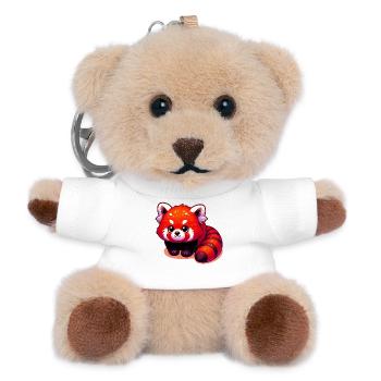 Kleiner Panda - Teddy Schlüsselanhänger - Weiß - Vorne