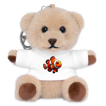 Clownfisch - Teddy Schlüsselanhänger - Weiß - Vorne
