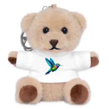 Colibri - Porte-clés ourson - blanc - Devant