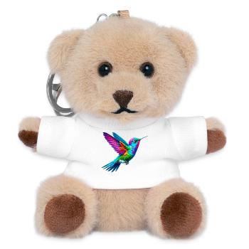 Colibri - Porte-clés ourson - blanc - Devant