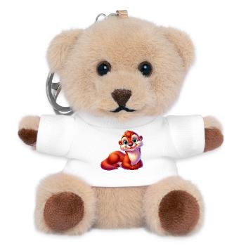 Otter - Teddy Schlüsselanhänger - Weiß - Vorne