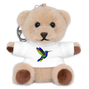 Kolibri - Teddy Schlüsselanhänger - Weiß - Vorne