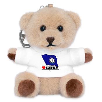 Hinweis Kentucky Herz KENTUCKY - Teddy Schlüsselanhänger - Weiß - Vorne