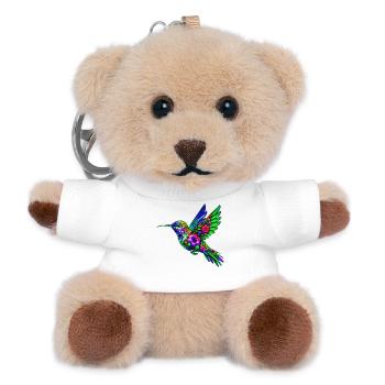 Kolibri - Teddy Schlüsselanhänger - Weiß - Vorne