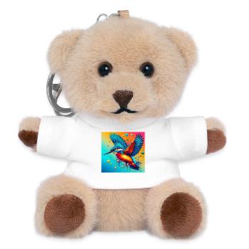 Eisvogel - Teddy Schlüsselanhänger - Weiß - Vorne