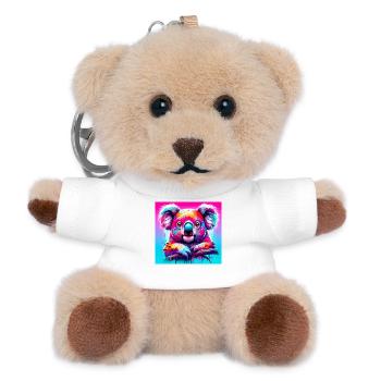 Koala - Porte-clés ourson - blanc - Devant