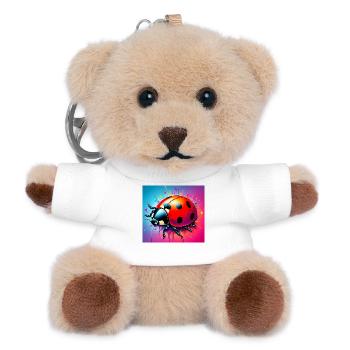 ladybird - Teddy Keyring - white - Front