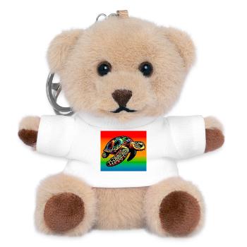 turtle - Teddy Keyring - white - Front