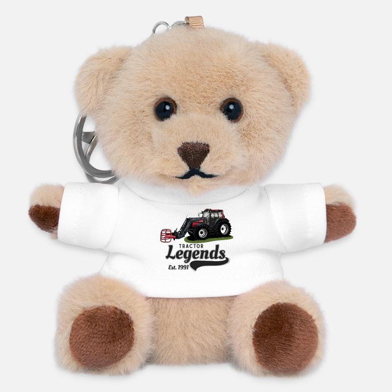 Traktor Legends Vintage Print - Porte-clés ourson - blanc