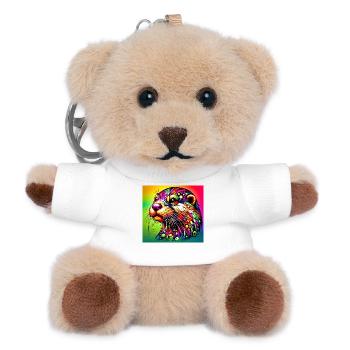Otter - Teddy Schlüsselanhänger - Weiß - Vorne